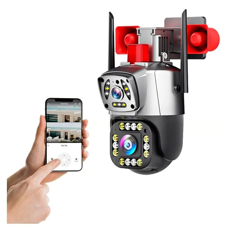 CAMARA DOBLE LENTE CON SIRENA (ÚLTIMAS UNIDADES EN STOCK)